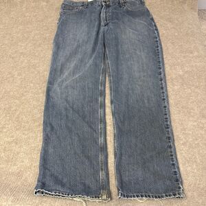 Carhartt Jeans Mens 40 X 34 Blue Denim Cotton Pants‎ Work Wear Mexico Relaxed